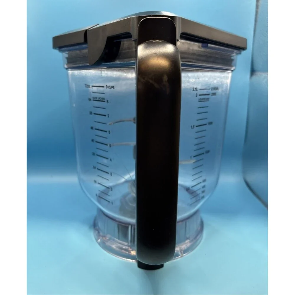 Ninja BL770 Blender 72oz Pitcher Lid Blade Set Clear/Black Dishwasher Safe